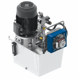 Hydraulik Aggregat Uni 7,5 kW, 50 Hz, 400 Volt, 1450U/min mit Wärmetauschwandler