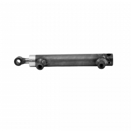 Standard Hydraulikzylinder mit Befestigung – Doppeltwirkender Zylinder – Boden mit Querbohrung / Stange mit angeschweißter Buchse