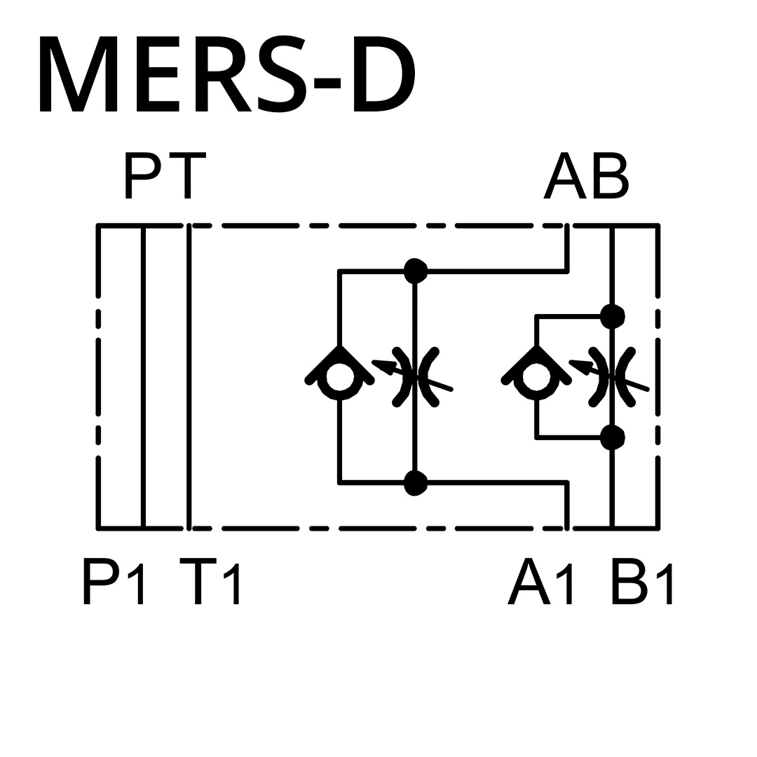 Duplomatic Drosselrückschlagventil MERS-D/50 (NG06 / CETOP 3)