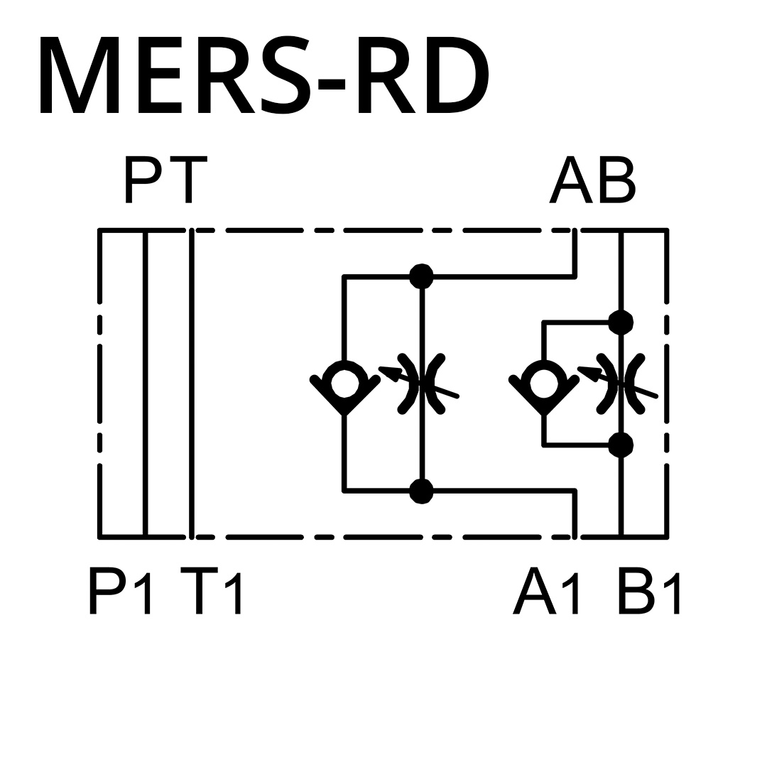 Duplomatic Drosselrückschlagventil MERS-RD/50 (NG06 / CETOP 3)