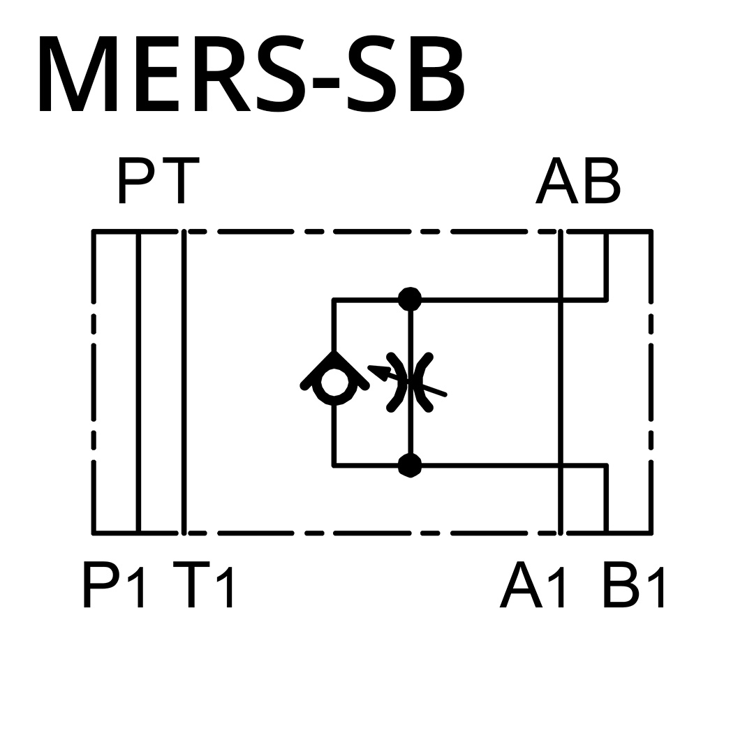 Duplomatic Drosselrückschlagventil MERS-SB/50 (NG06 / CETOP 3)