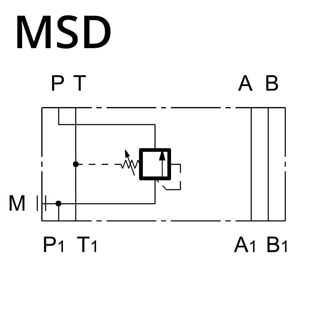 Duplomatic Rückschlagventil MVR1-ST/51 (NG06 / CETOP 3)