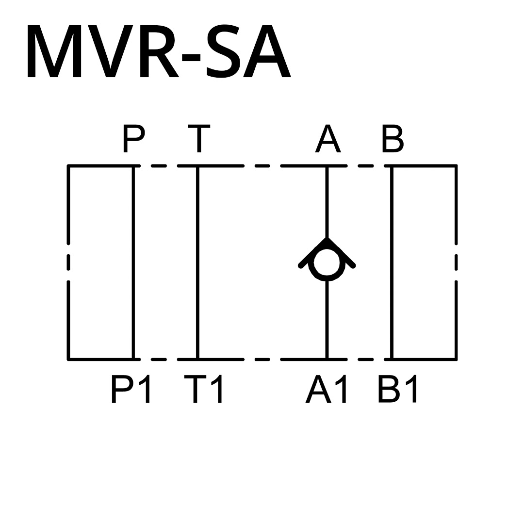 Duplomatic Rückschlagventil MVR-SA/51 (NG06 / CETOP 3)