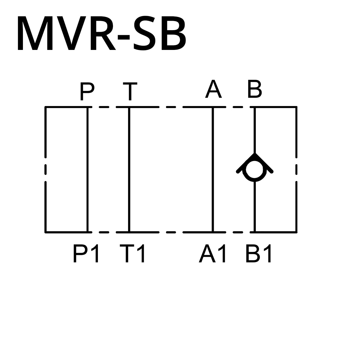 Duplomatic Rückschlagventil MVR-SB/51 (NG06 / CETOP 3)