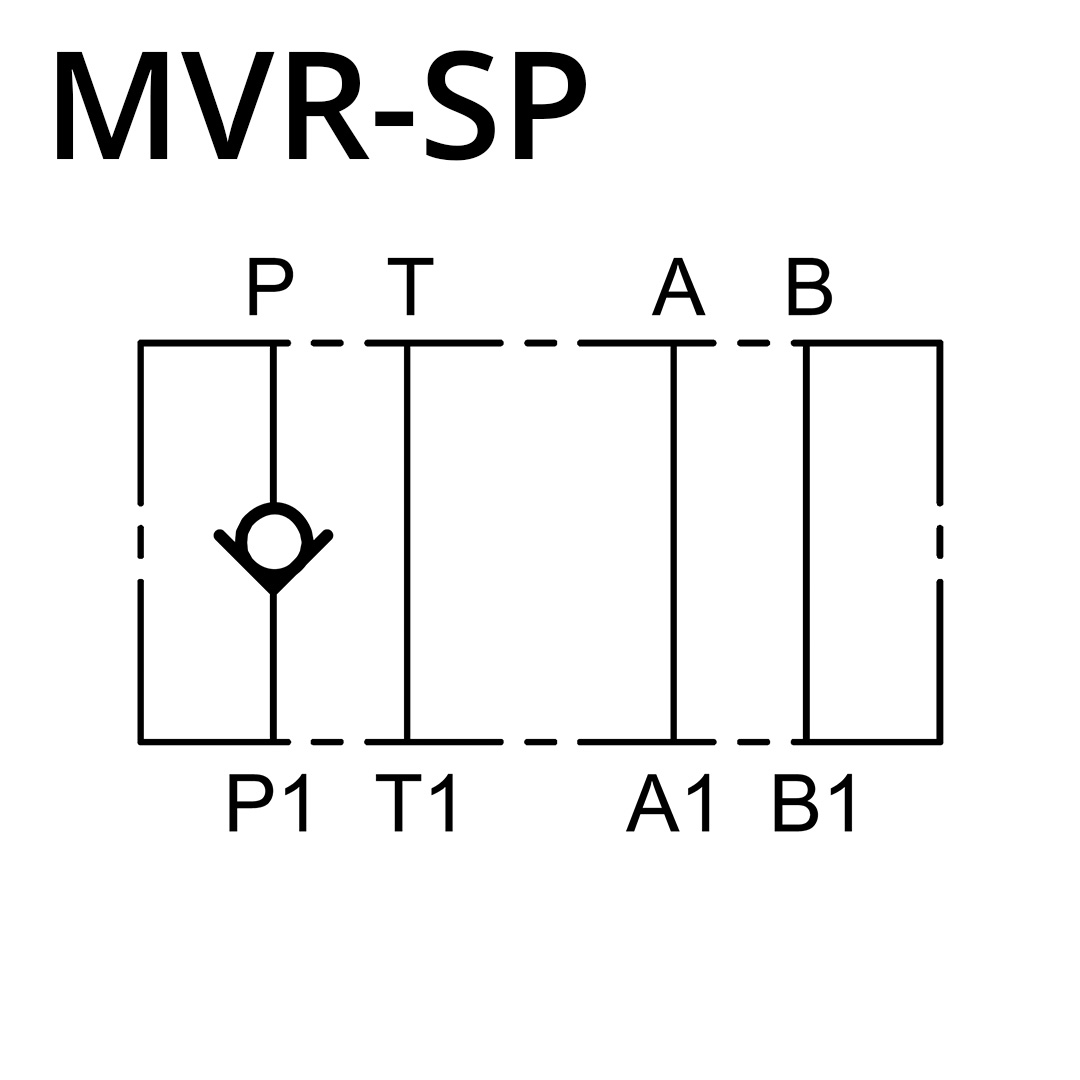Duplomatic Rückschlagventil MVR-SP/51 (NG06 / CETOP 3)