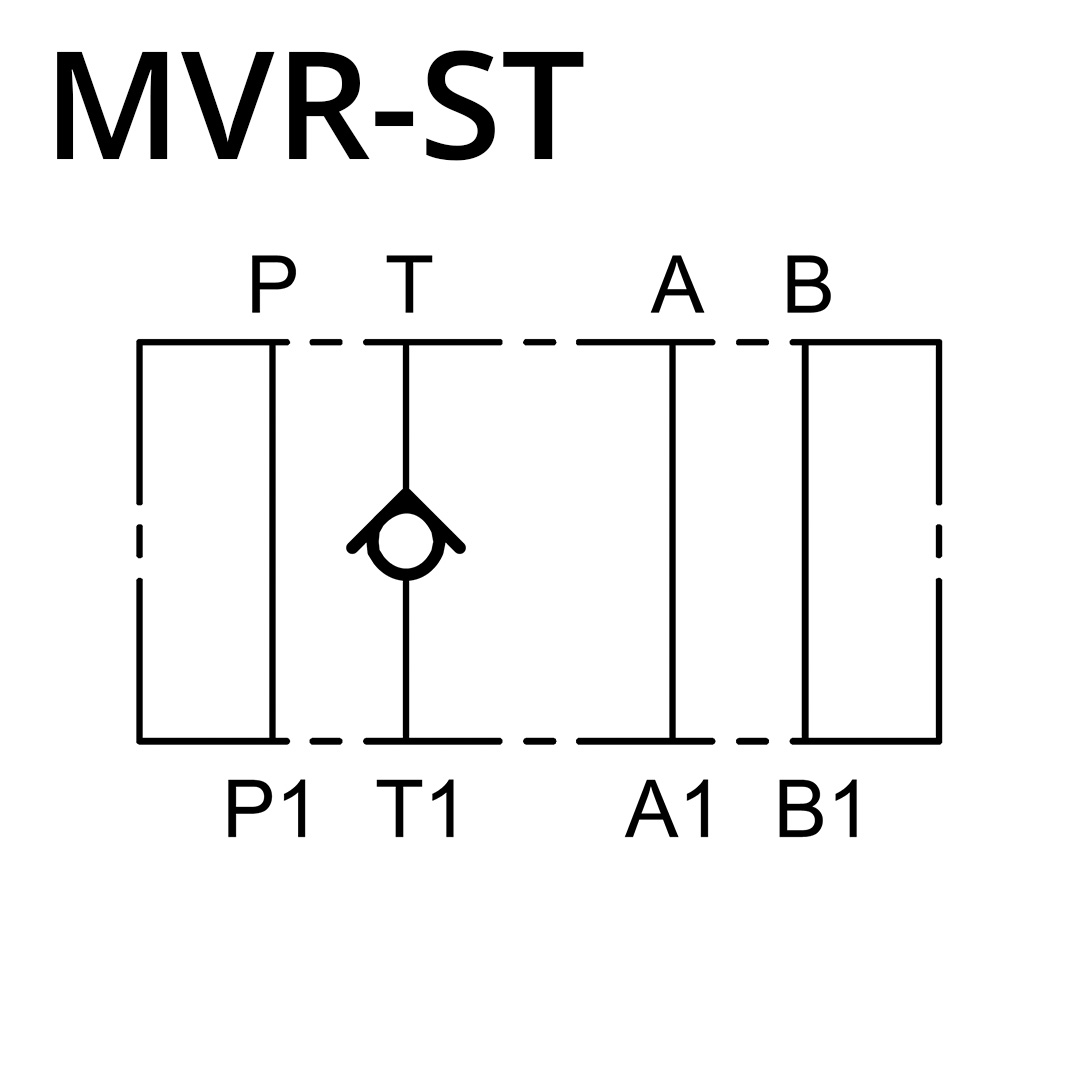 Duplomatic Rückschlagventil MVR-ST/51 (NG06 / CETOP 3)