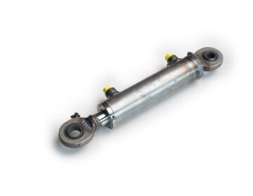 Hydraulikzylinder mit Gelenklagern, Hub 250 mm, Kolben ⌀40 mm, Stange ⌀20 mm
