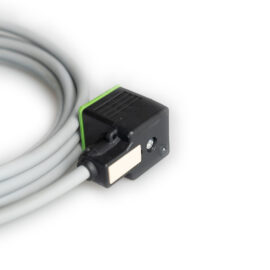 Ventilstecker, 2 polig, 1-230 VDC, 3,0 m, Grau