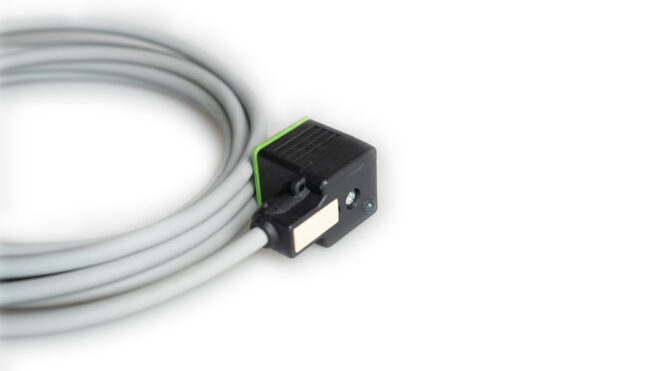 Ventilstecker Grau Kabel Produktfoto