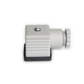 Ventilstecker, 2 polig, 1-230 VDC, Ohne Kabel, Grau