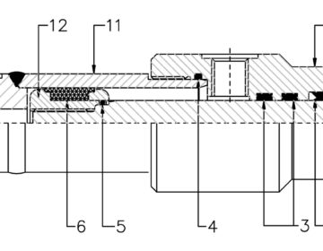 Dichtsatz für Hydraulikzylinder, Kolben-Ø 70 mm, Stangen-Ø 60 mm