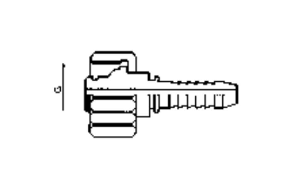 Pressarmatur DKO-KA für Hochdruckreiniger, NW 8, M12x1,5, mit Presshülse 1 Pressarmatur DKO-KA für Hochdruckreiniger